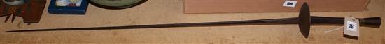 French rapier sword